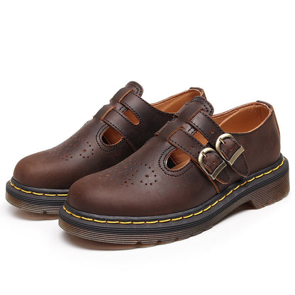 Chaussures Mary Jane en cuir