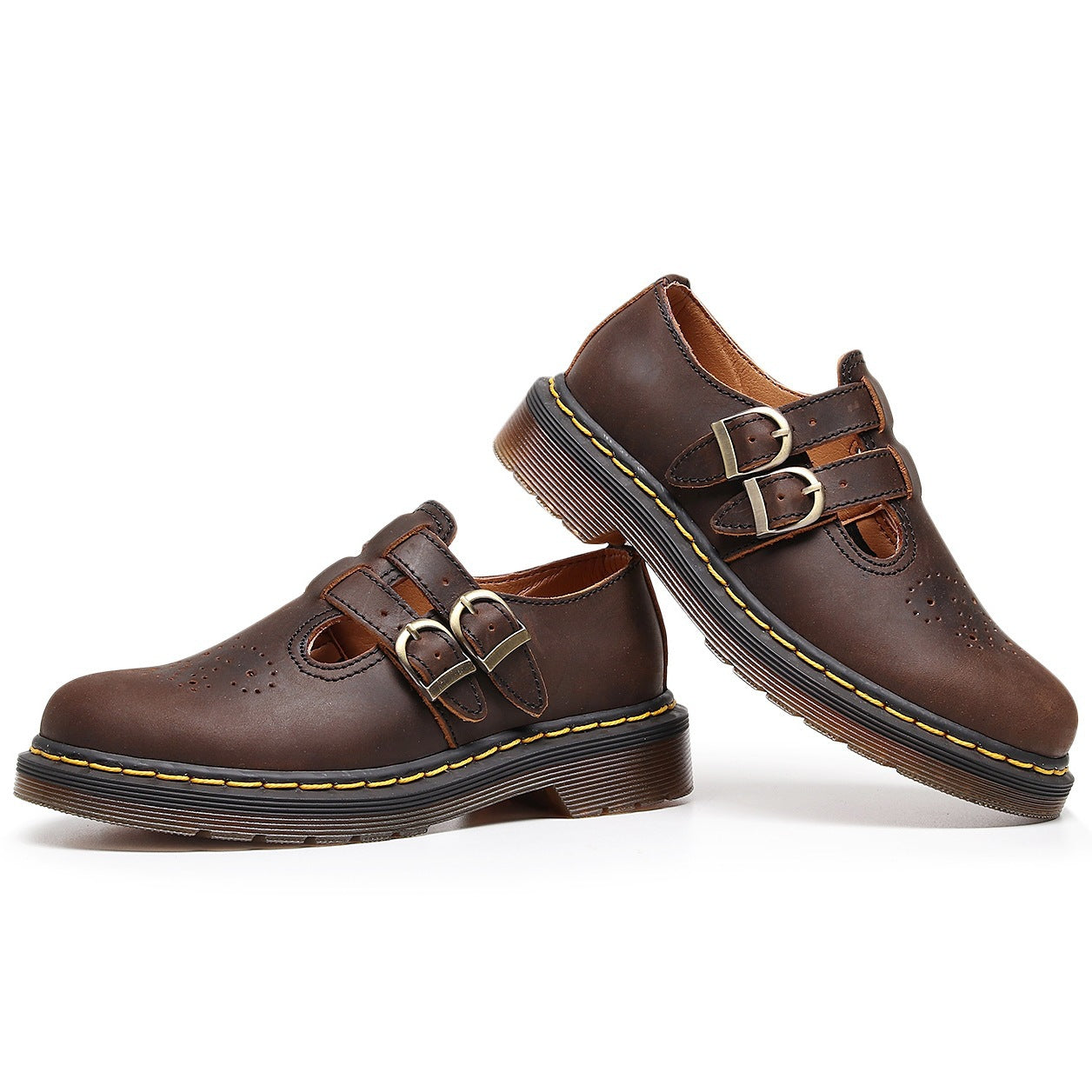 Chaussures Mary Jane en cuir