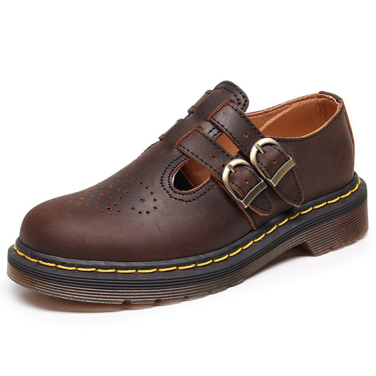 Chaussures Mary Jane en cuir