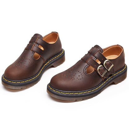 Chaussures Mary Jane en cuir